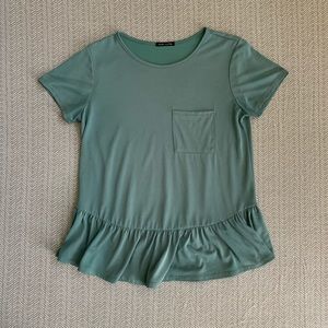 Teal Sweet Claire swing blouse